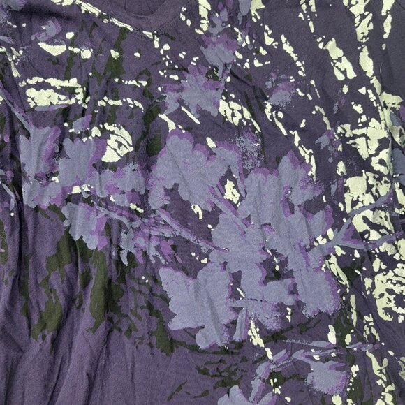 Tahari Women's Shirt Top Bally Long Sleeve Hendrix / Silver Size XL Srp $88 NEW - Picture 3 of 7